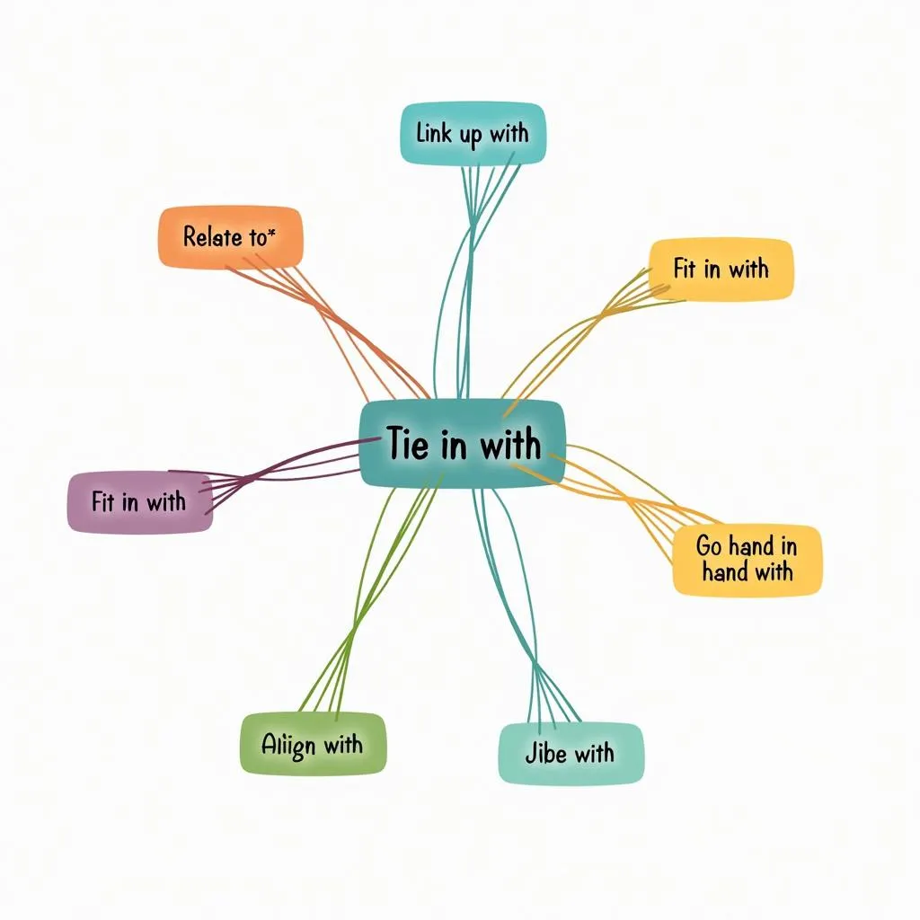 Mind map of related phrasal verbs