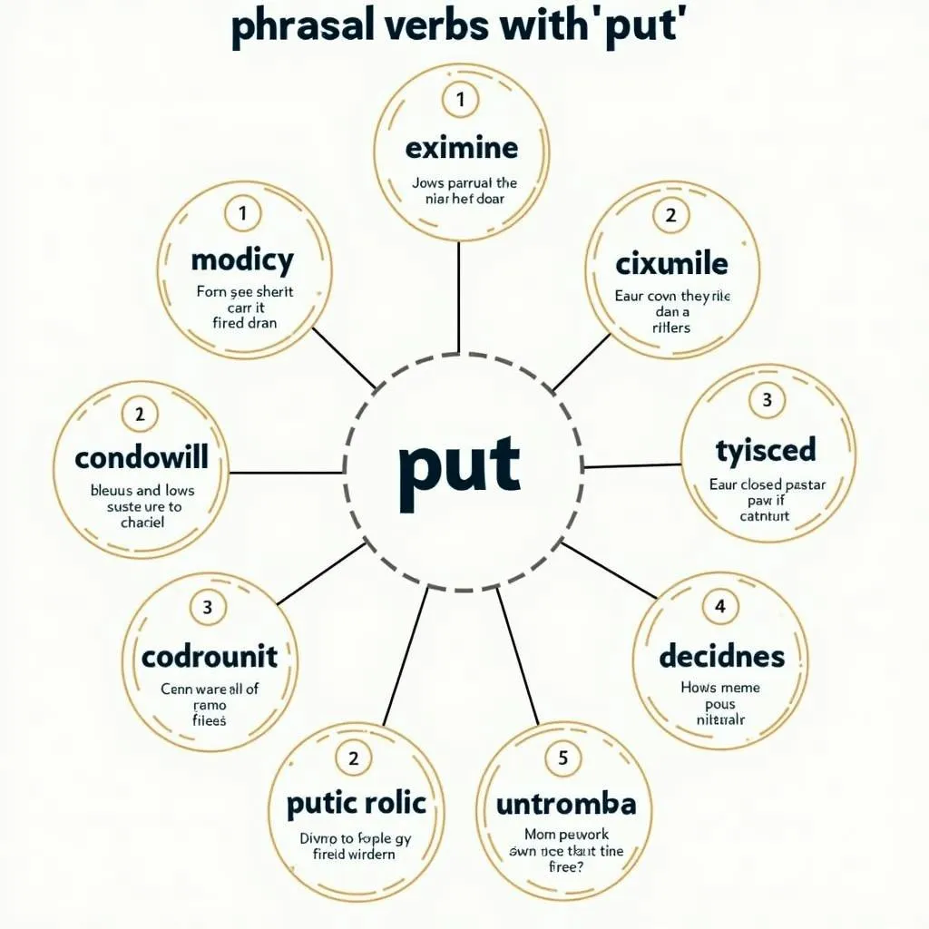 Related phrasal verbs with 'put'