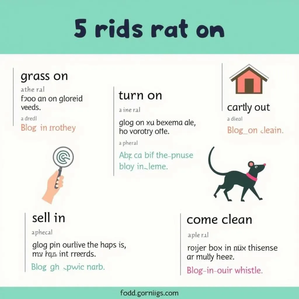 Related Phrasal Verbs to 'Rat on'