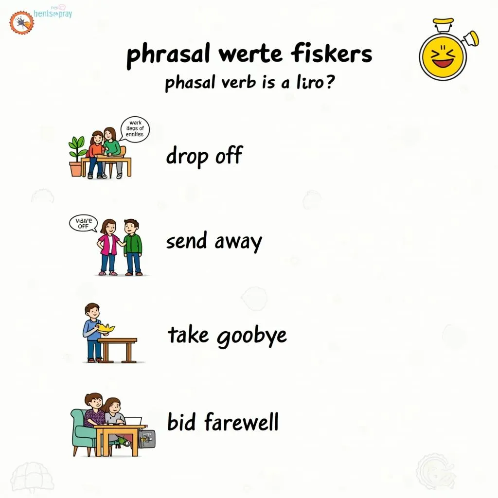 Related phrasal verbs to 'see off'