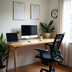 Remote work home office setup