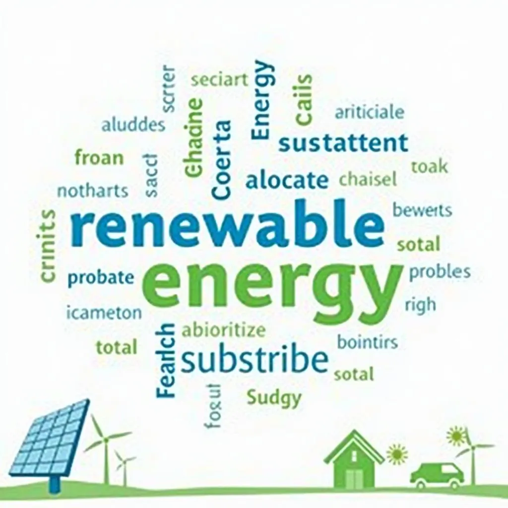 Key Vocabulary for Renewable Energy Essays