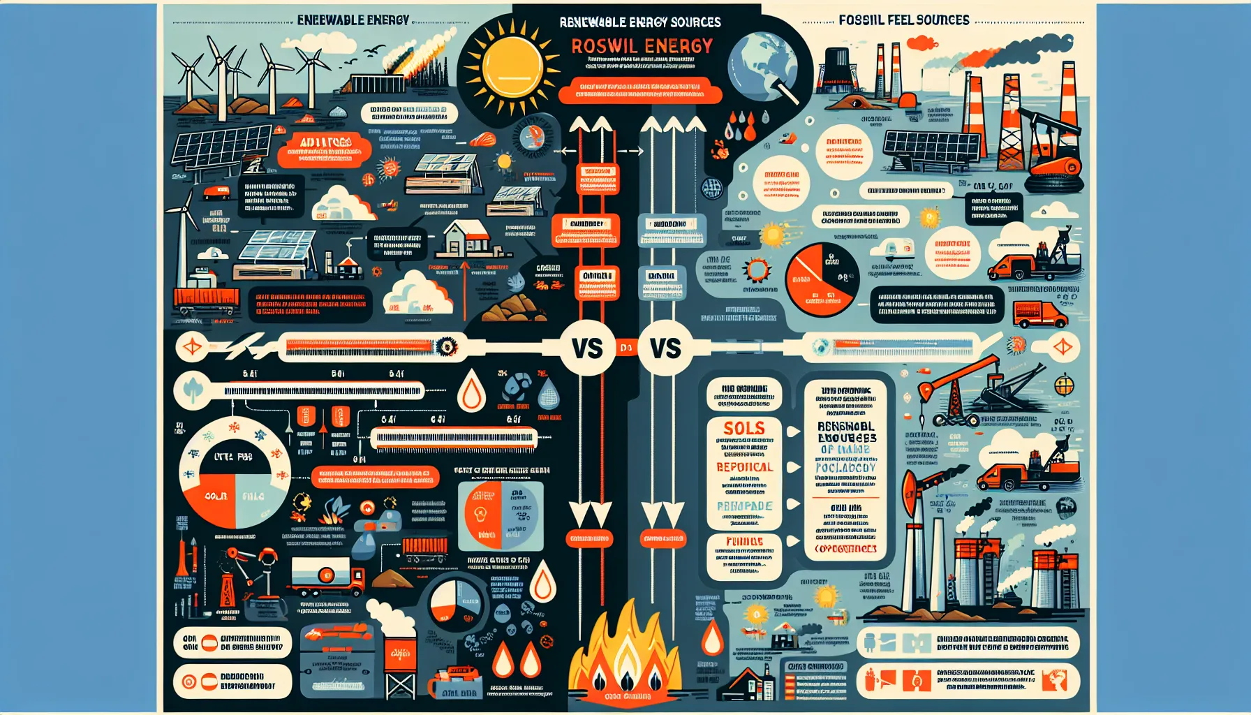 Renewable Energy vs Fossil Fuels Comparison