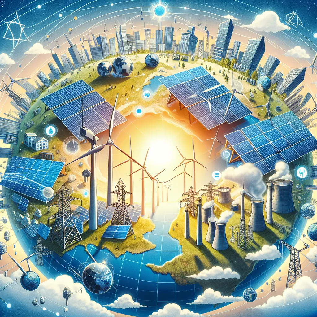 Renewable energy powering global economy