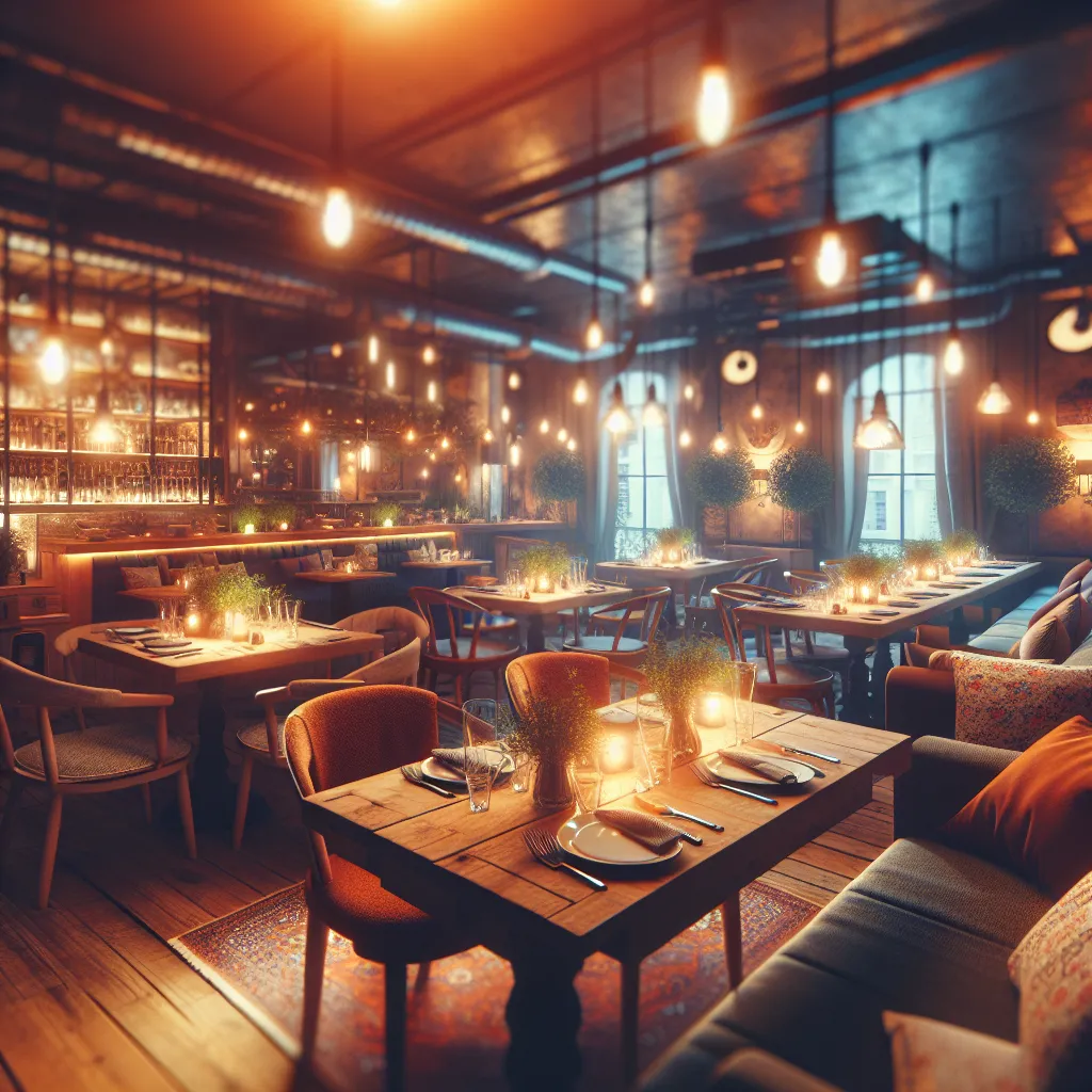 Cozy restaurant interior