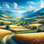 Picturesque rural landscape