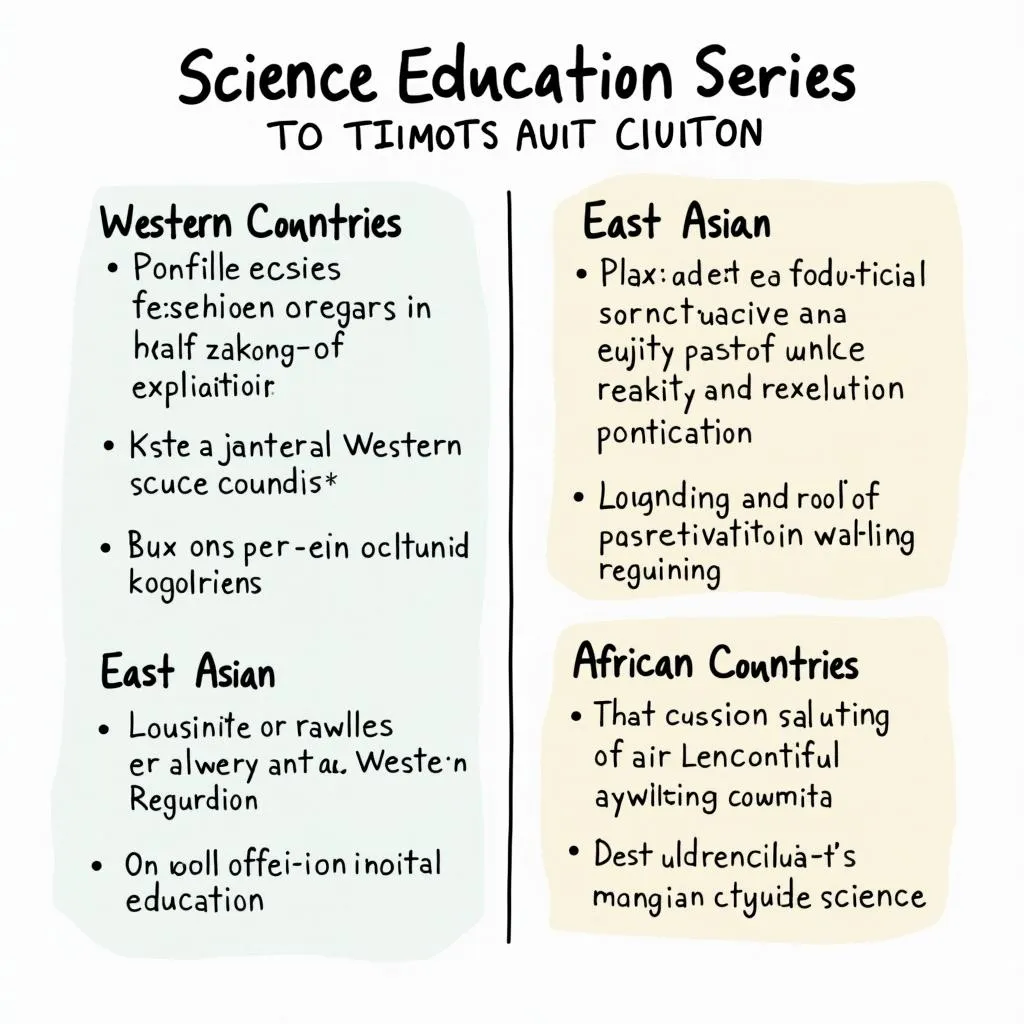 Science education approaches across continents