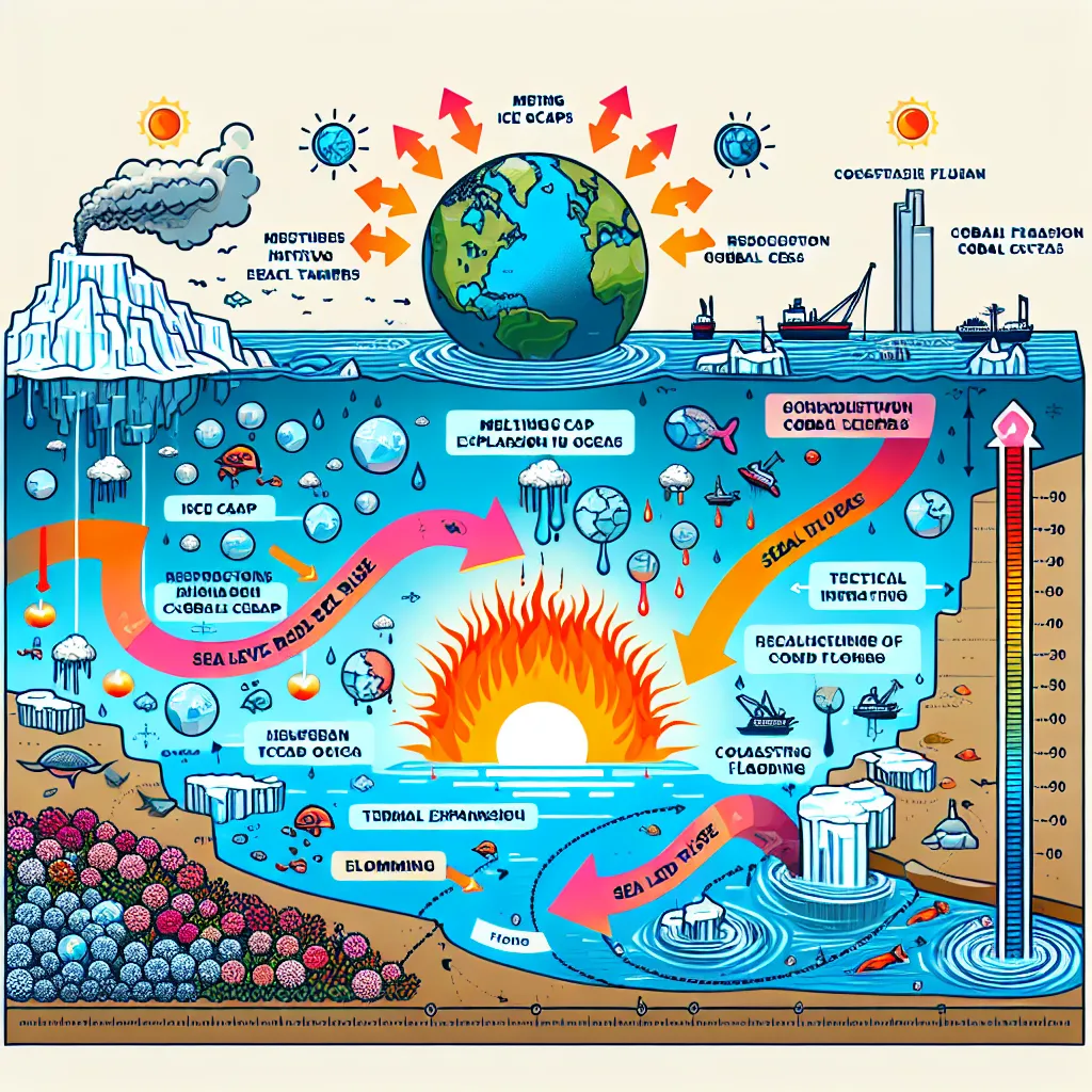 Sea Level Rise Diagram