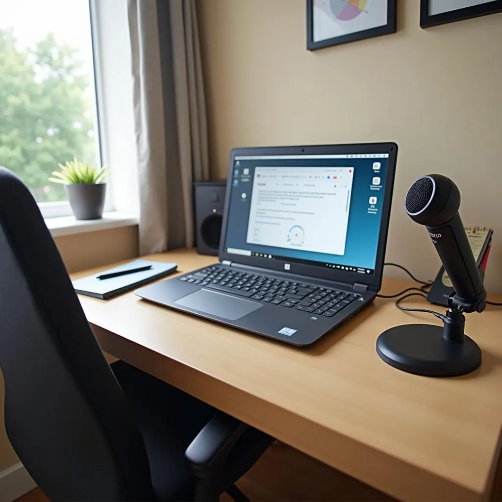 Setting up a home office for IELTS speaking practice