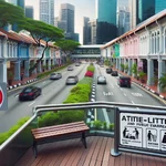 Image of a successful anti-littering campaign in Singapore