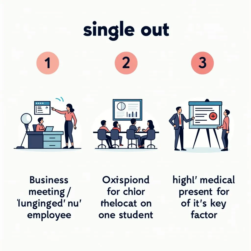 Examples of 'Single Out' in Different Contexts