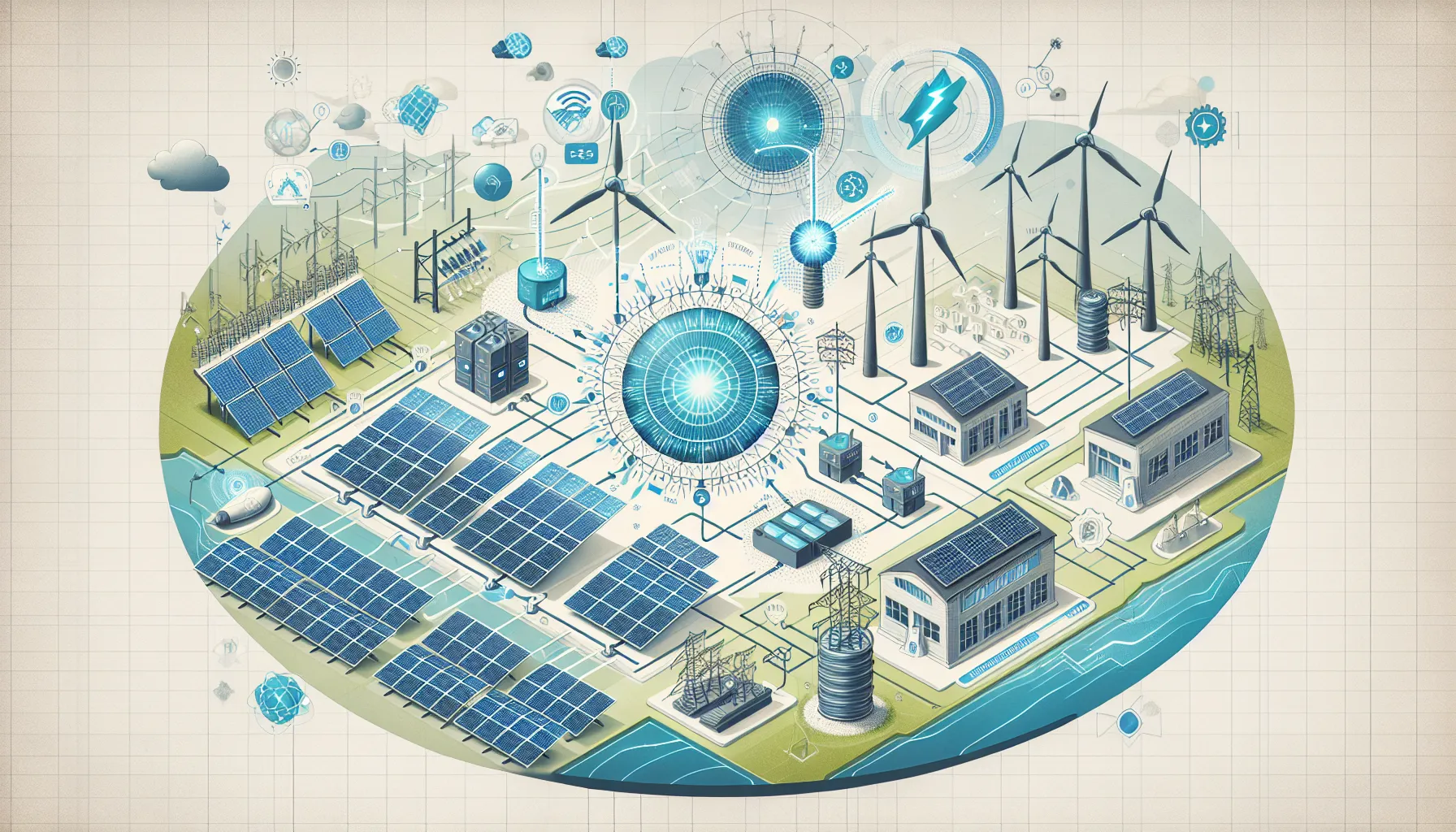 Smart Grid with Renewable Energy Storage