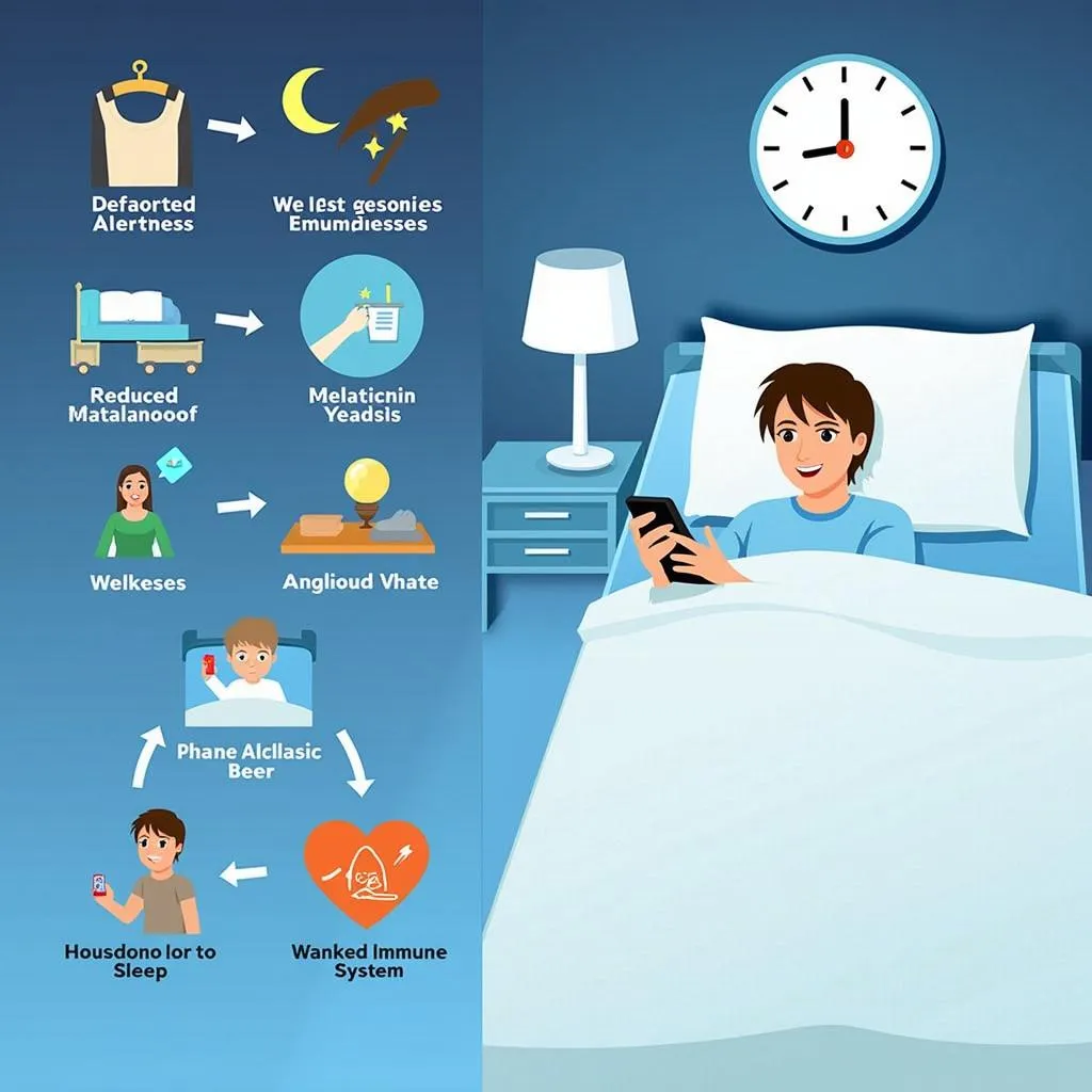 Smartphone usage before bedtime and its effects on sleep