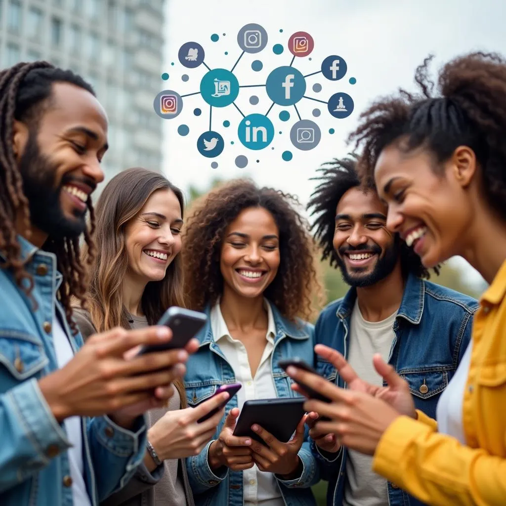 Social media connecting diverse cultures