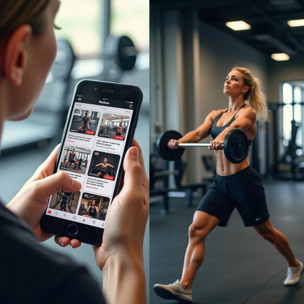 Social media influencing fitness attitudes