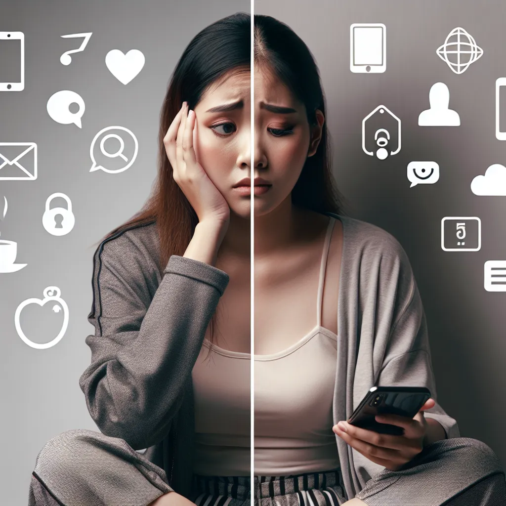 Social media effects on mental health