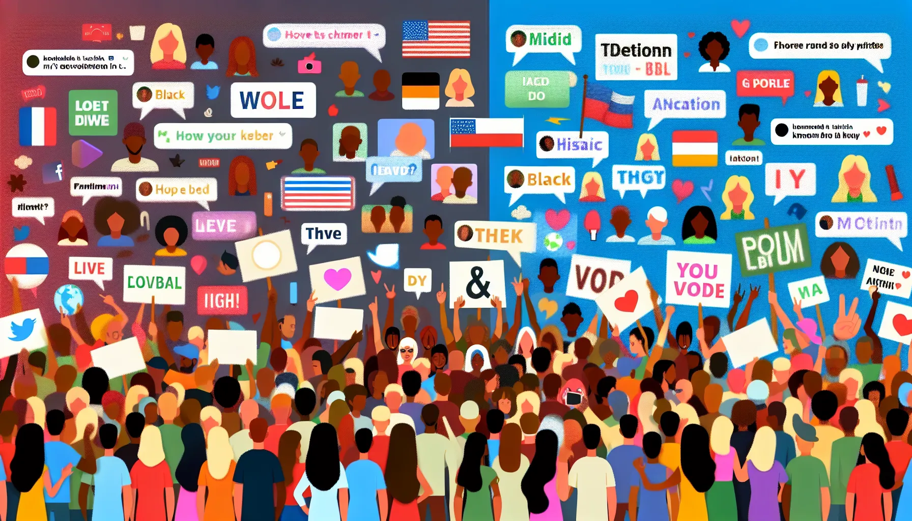 Social media and political polarization