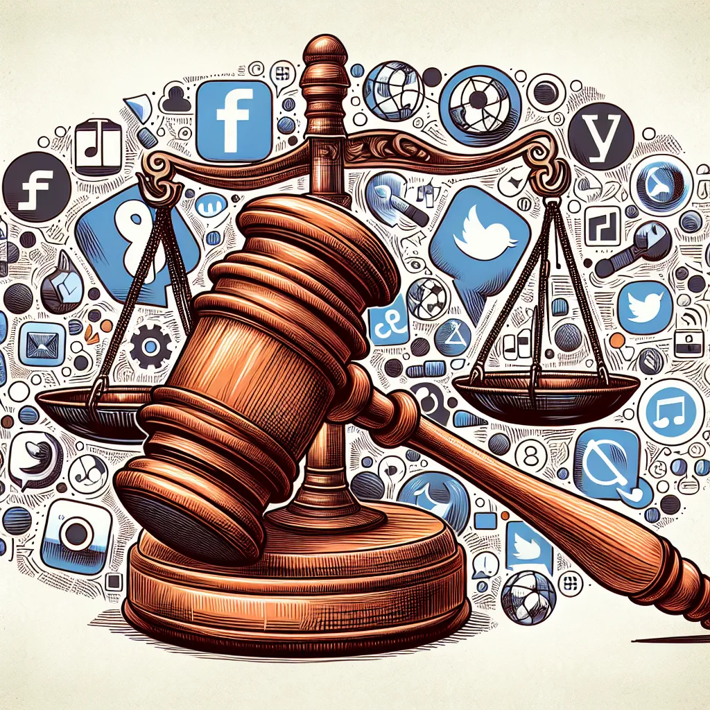 Social Media Regulation Concept