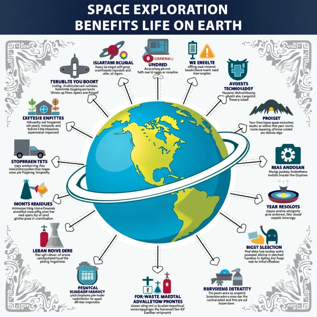 Space exploration benefits for Earth