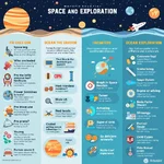 Space vs Ocean Exploration Comparison Chart