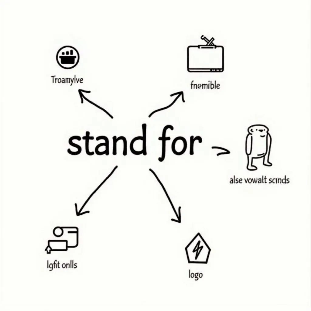 &quot;Stand for&quot; representing concepts and ideas