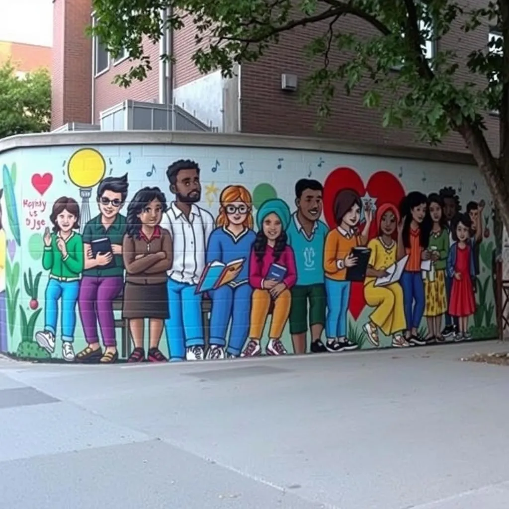 Street art as a tool for community education