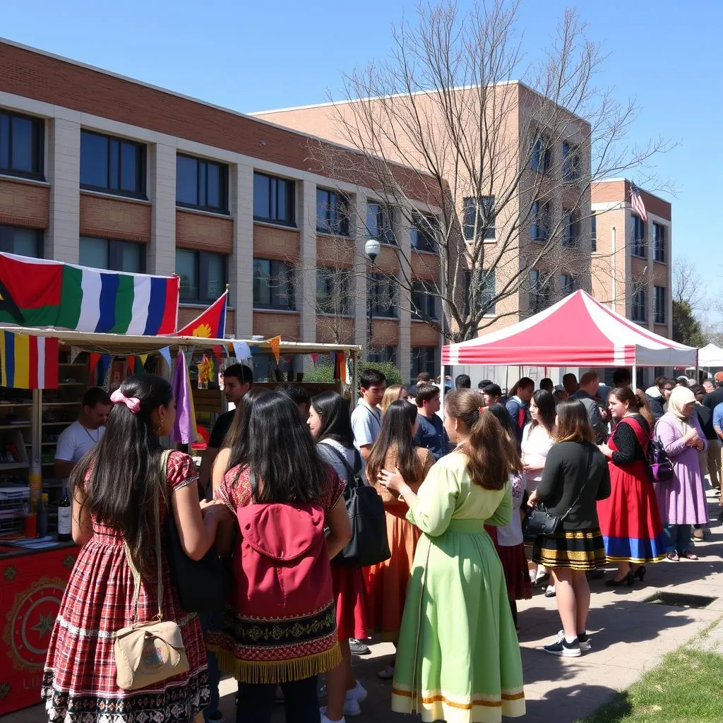 Student-led cultural events on university campus