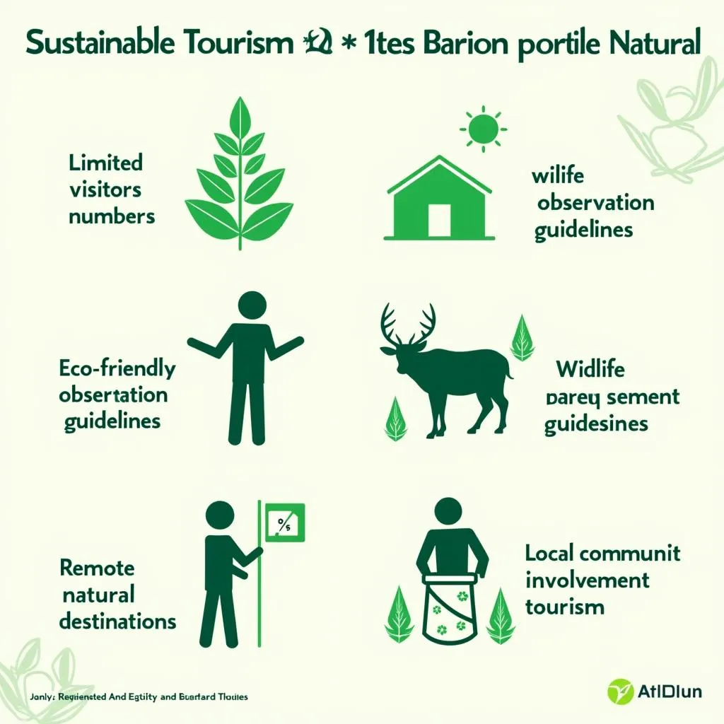 Sustainable tourism practices in natural destinations