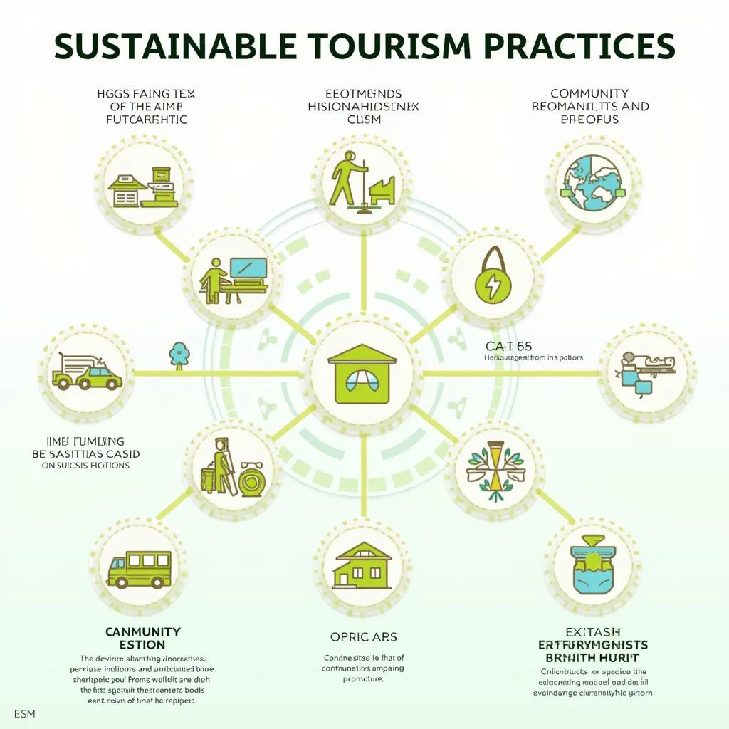 Infographic on Sustainable Tourism Practices