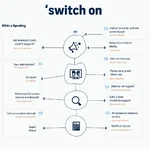 Contextual usage of 'switch on' in IELTS Speaking