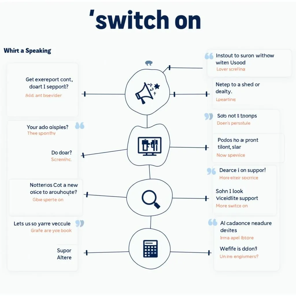 Contextual usage of 'switch on' in IELTS Speaking