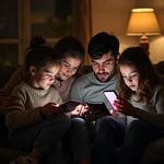 Technology's influence on family communication through smartphones and social media