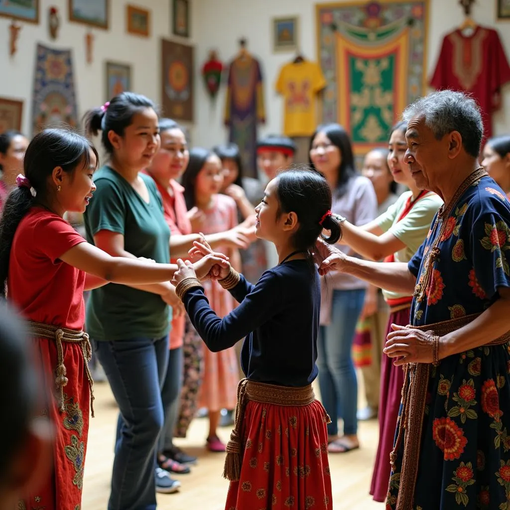 Traditional dance preserving cultural heritage