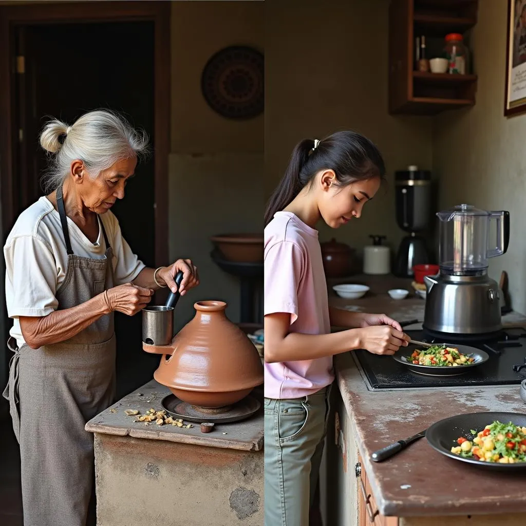 Traditional vs Modern Cooking Methods