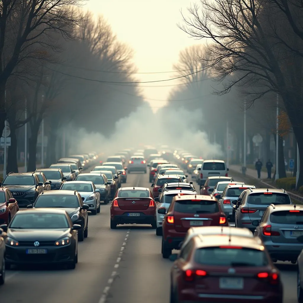 Traffic Pollution in City