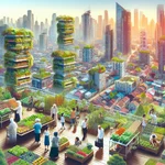 Urban farming benefits for cities