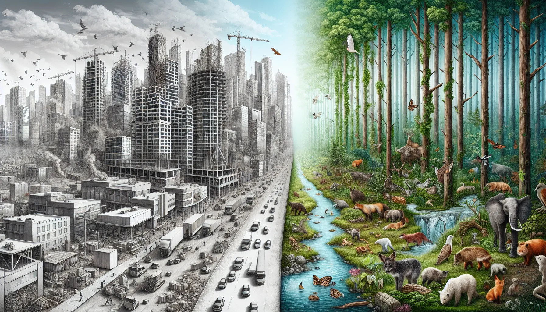 Urbanization's impact on wildlife: extinction vs adaptation