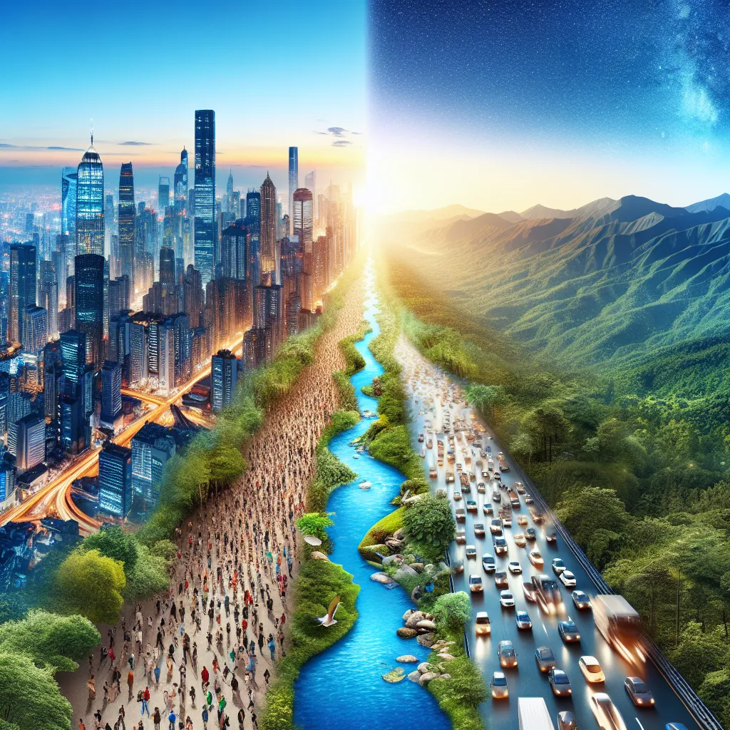 Urbanization impact on environment