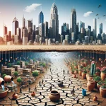 Urban water scarcity