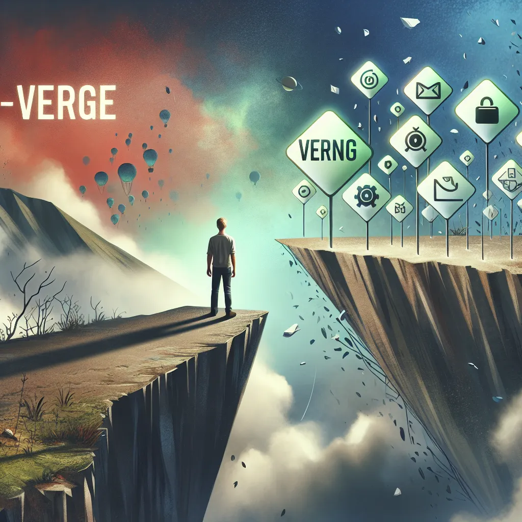 Verge of Gerund Concept