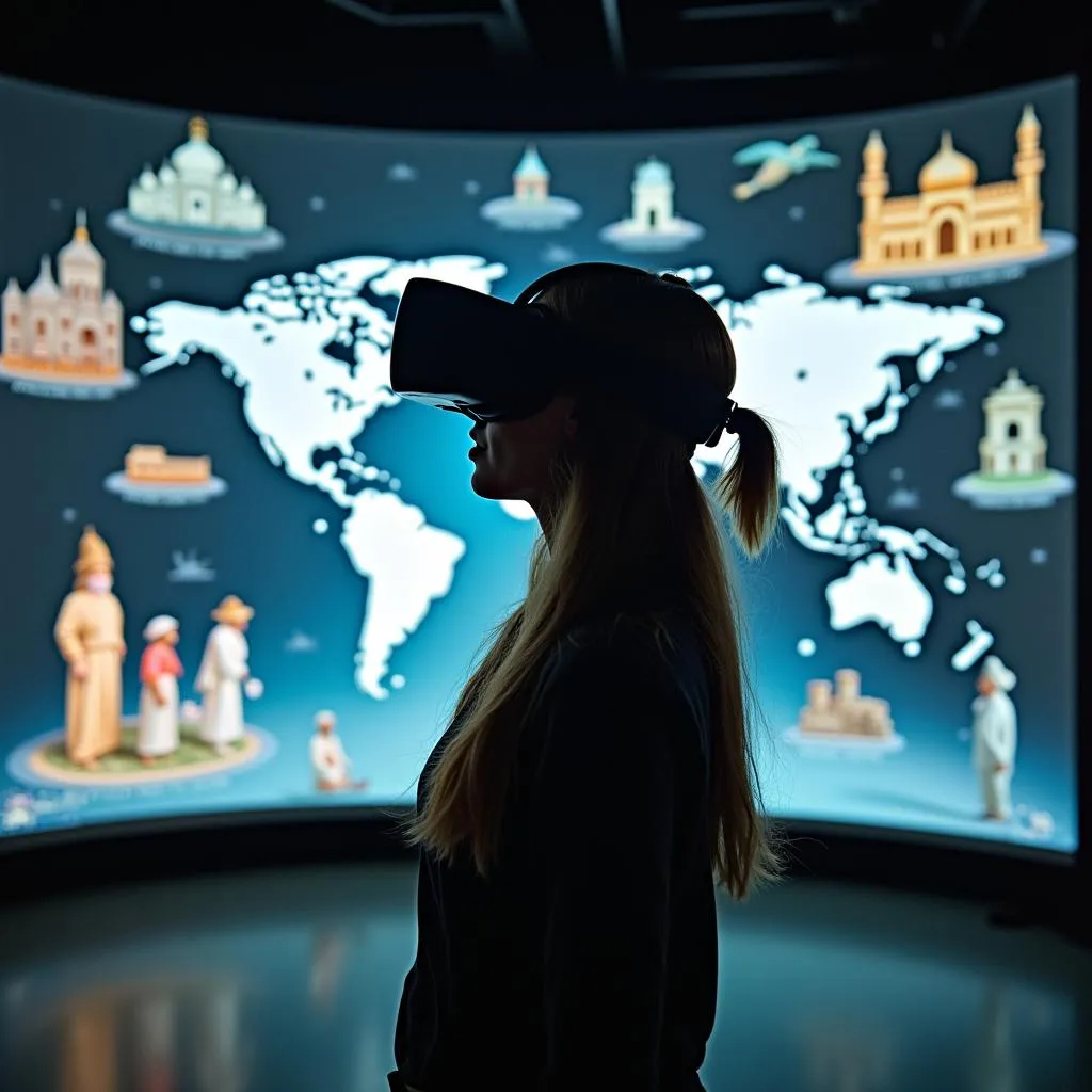 Virtual cultural education experience