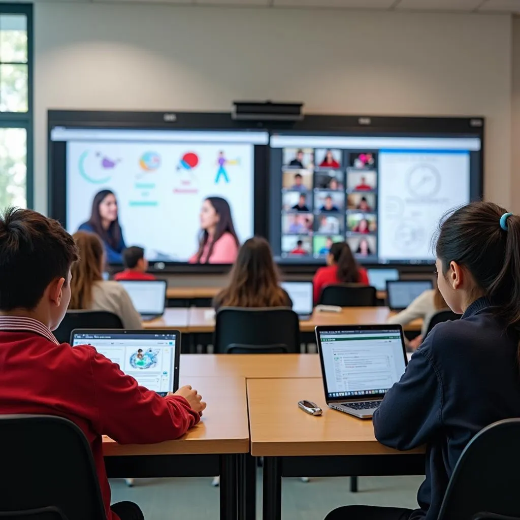 Virtual exchange connecting global classrooms