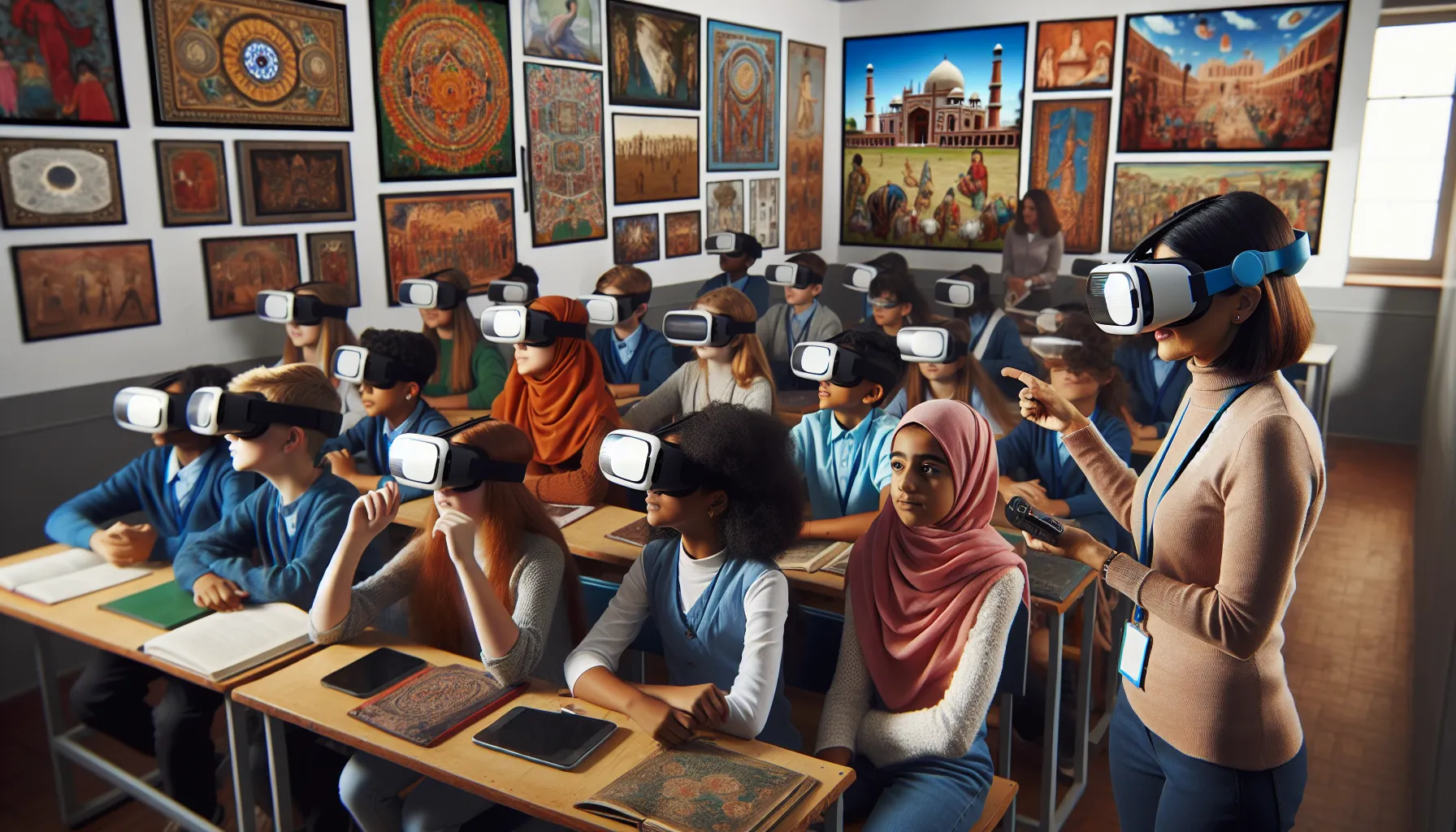 Virtual field trips enhancing cultural education