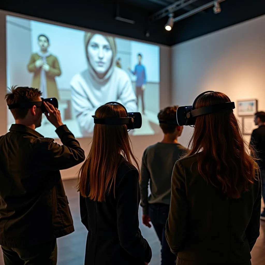 Virtual museum exhibition experience