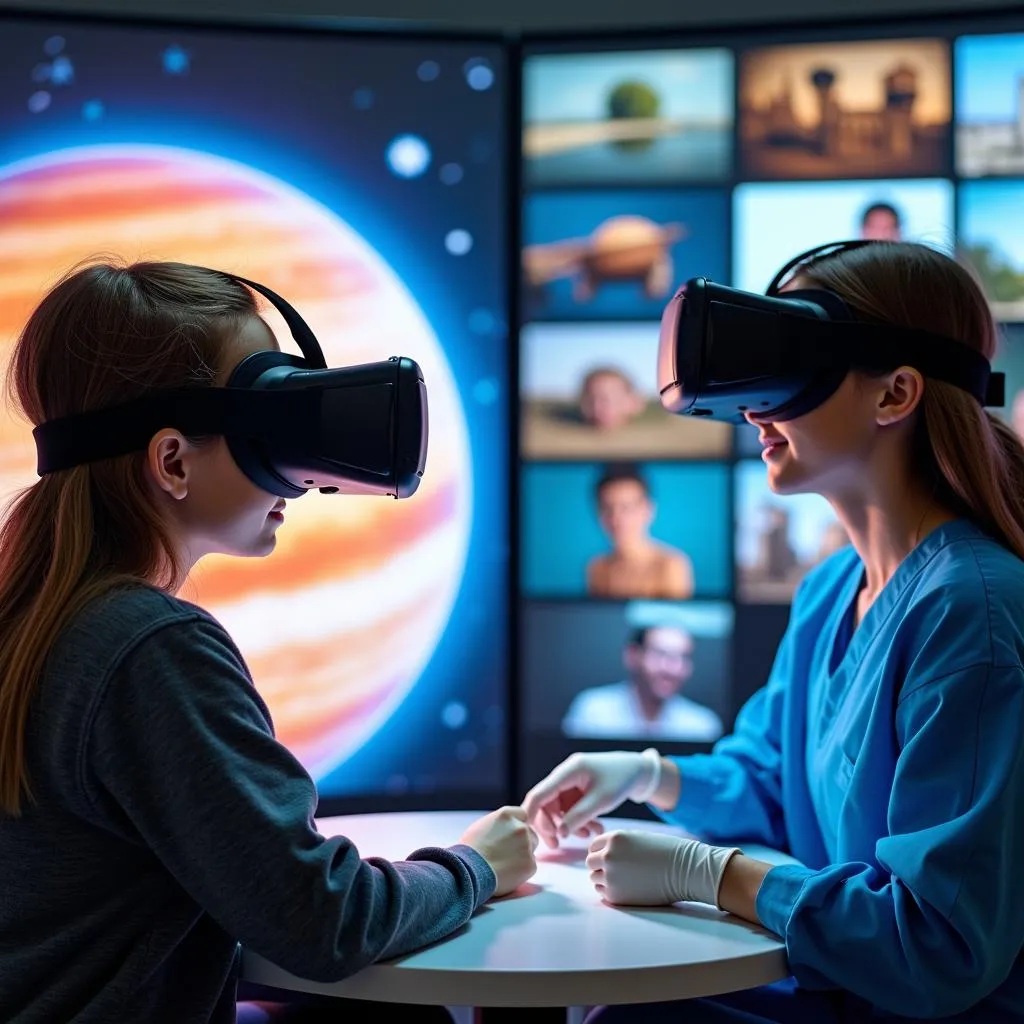 Educational applications of virtual reality