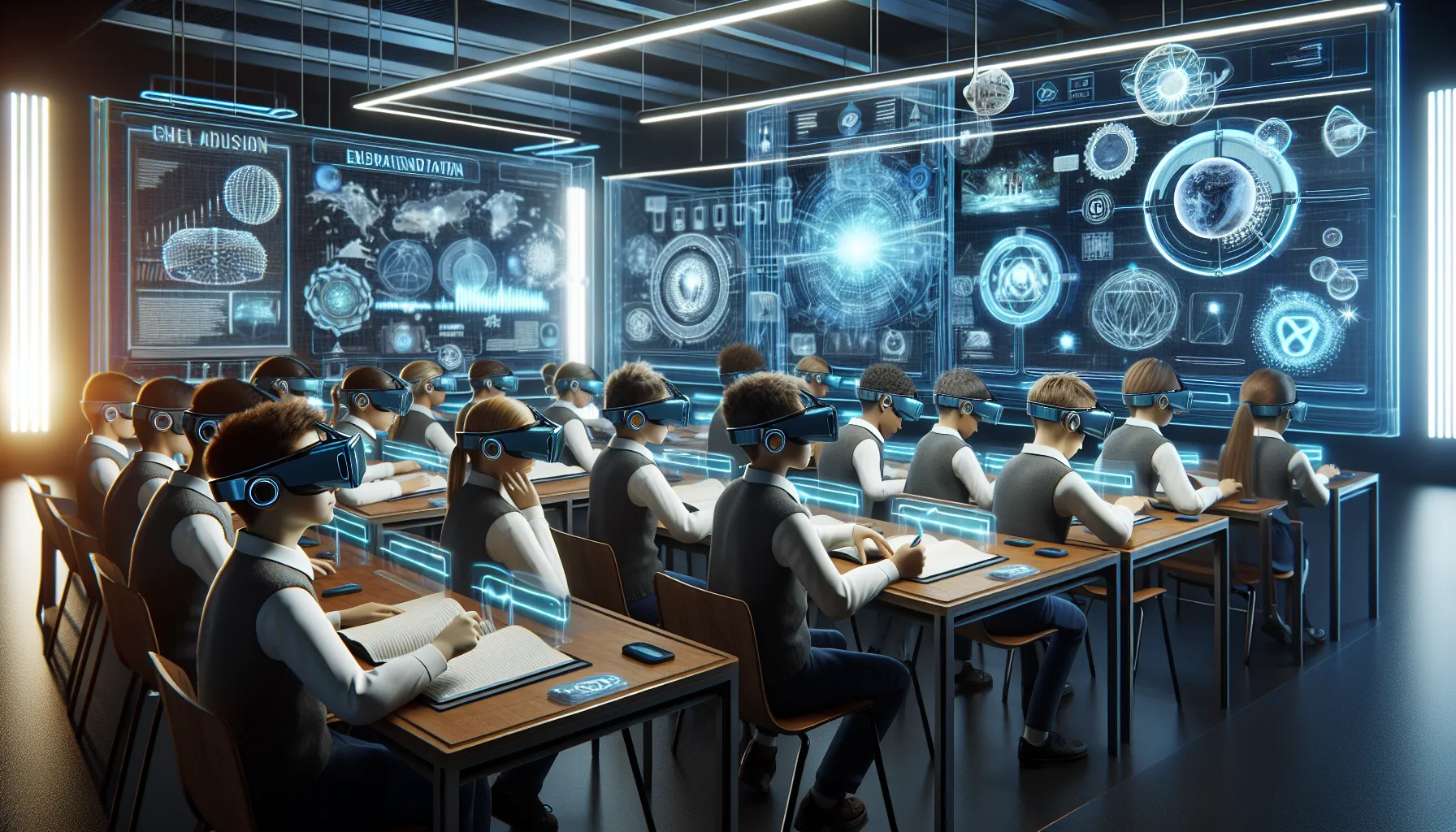 Virtual reality classroom