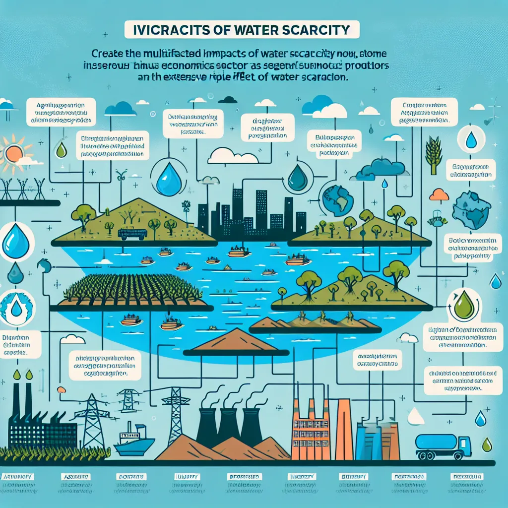 Impact of water scarcity on economic stability