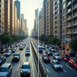 Work-from-home policies reducing urban traffic