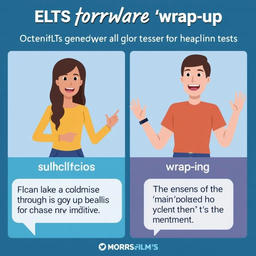 Wrap up usage in IELTS speaking