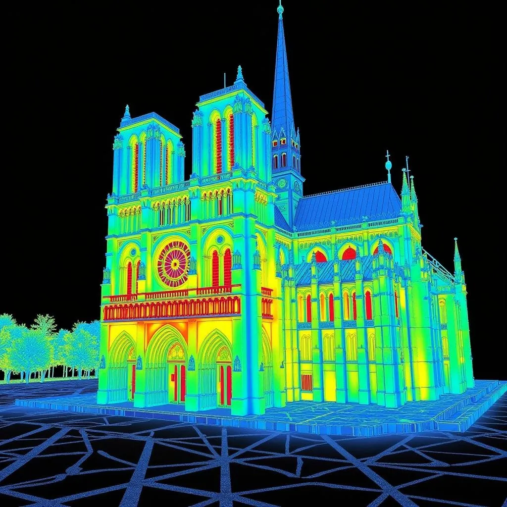 3D scan of Notre-Dame Cathedral